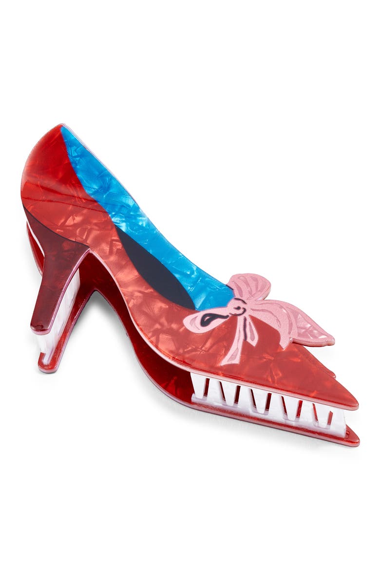 Shoe Claw Clip, Main, color, RED-PINK HIGH HEEL