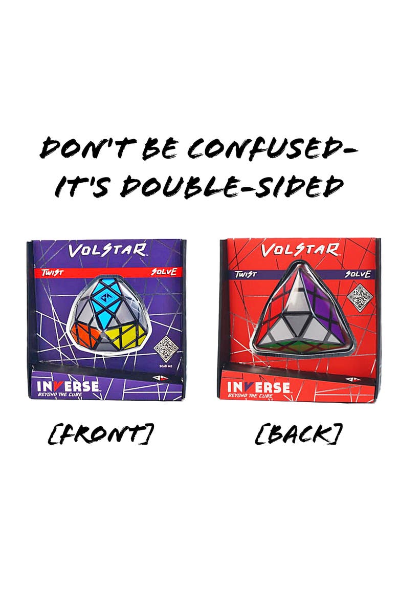 Inverse Volstar Twist & Solve 10-Sided Handheld Puzzle, Ages 8+, Alternate, color,