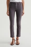 AG Mari Mid Rise Slim Straight Leg Crop Jeans