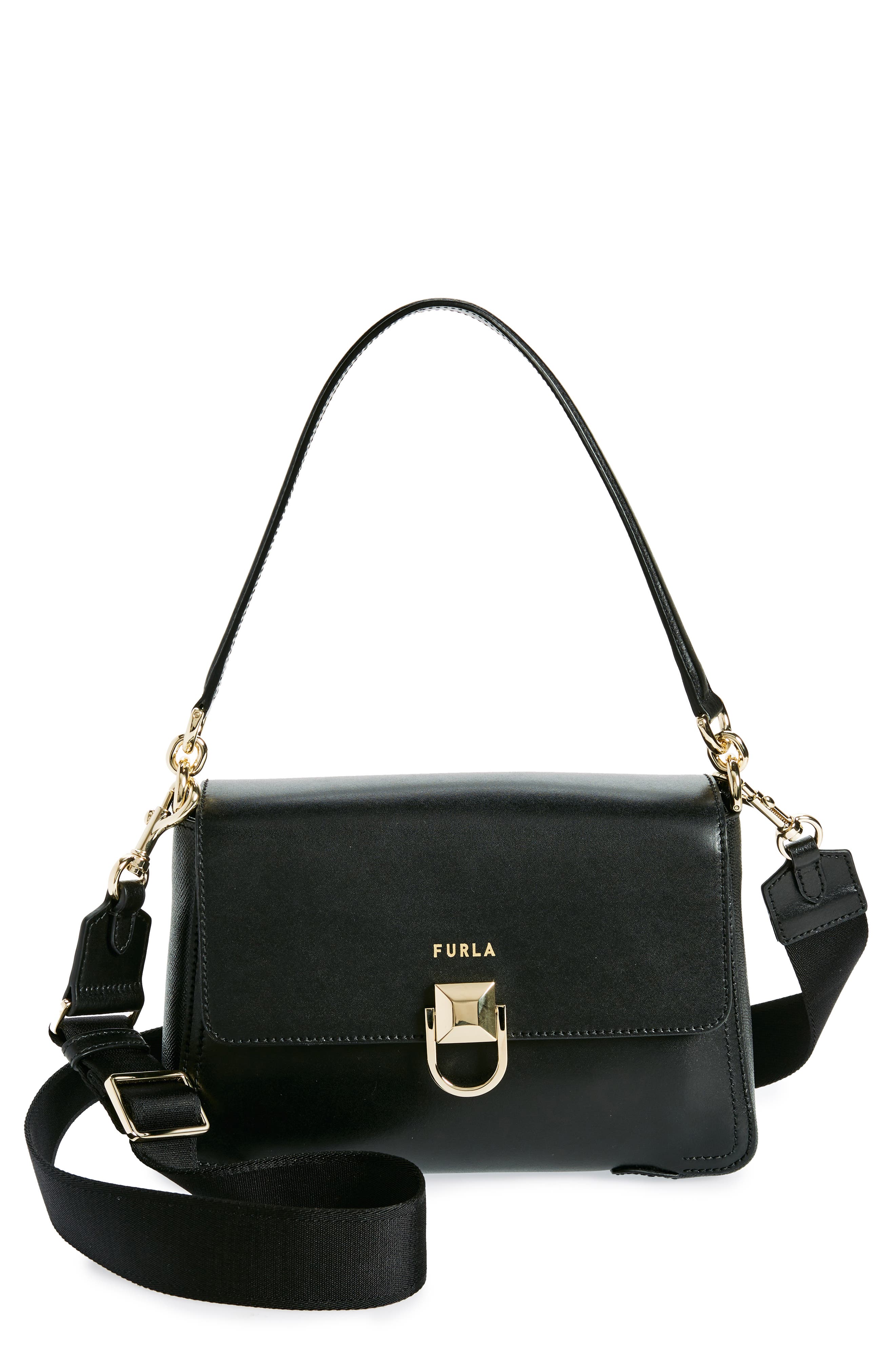 Furla Circe Leather Shoulder Bag, Main, color, 