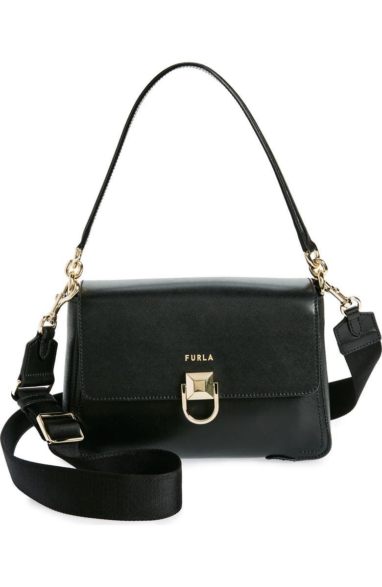 Furla Circe Leather Shoulder Bag, Main, color,