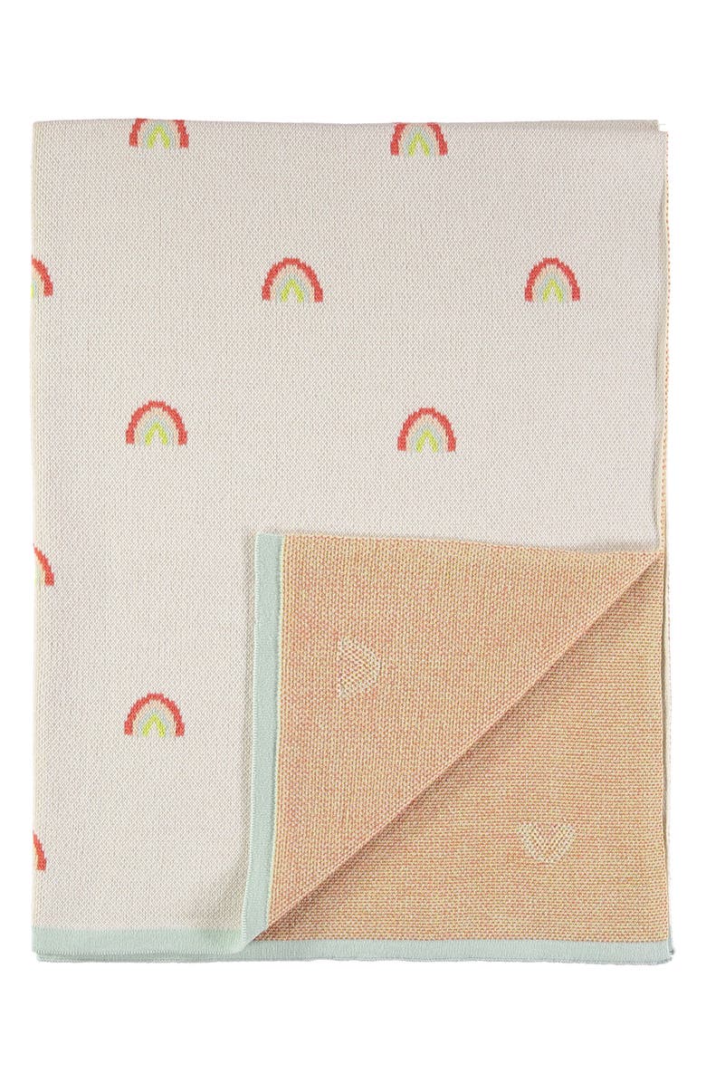 Meri Meri Organic Cotton Knit Blanket, Main, color,
