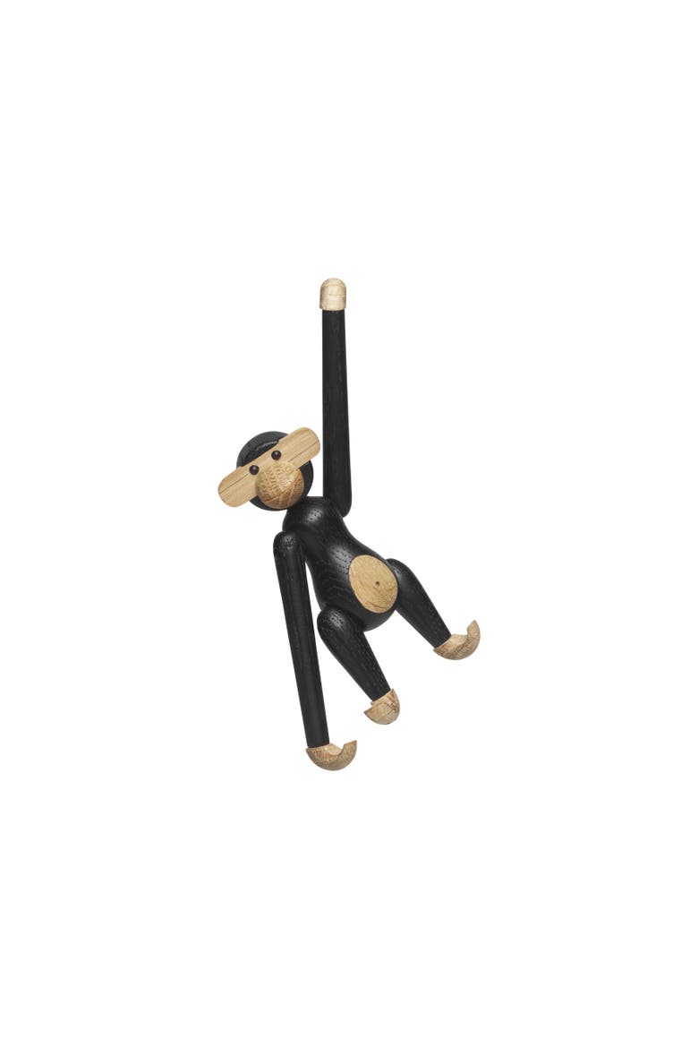 Kay Bojesen Monkey Mini, Alternate, color, Dark stained oak