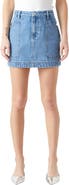 Grey Lab Denim Miniskirt