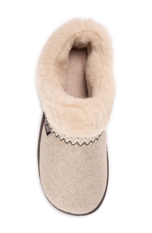 Muk Luks Neira Faux Shearling Slipper In Brown