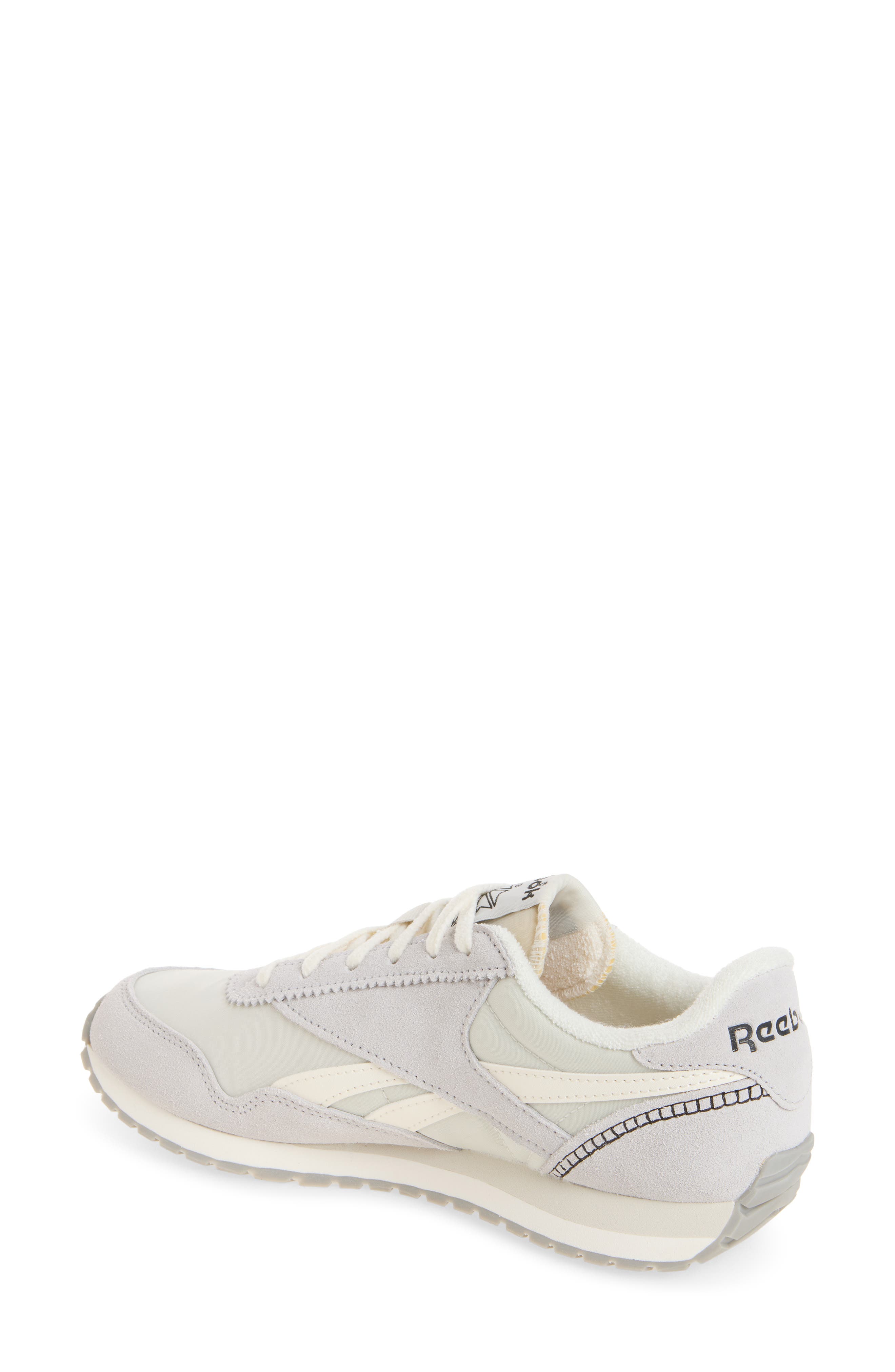 Classic AZ Leather Sneaker, Alternate, color, GREY GREY1 CHALK