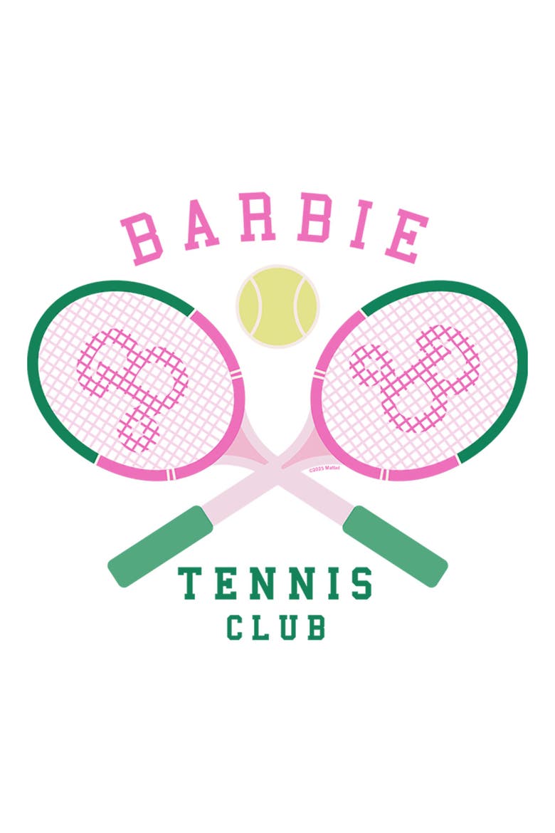 Boys' Tennis Rackets Club Graphic Short Sleeve T-Shirt, Alternate, color, White