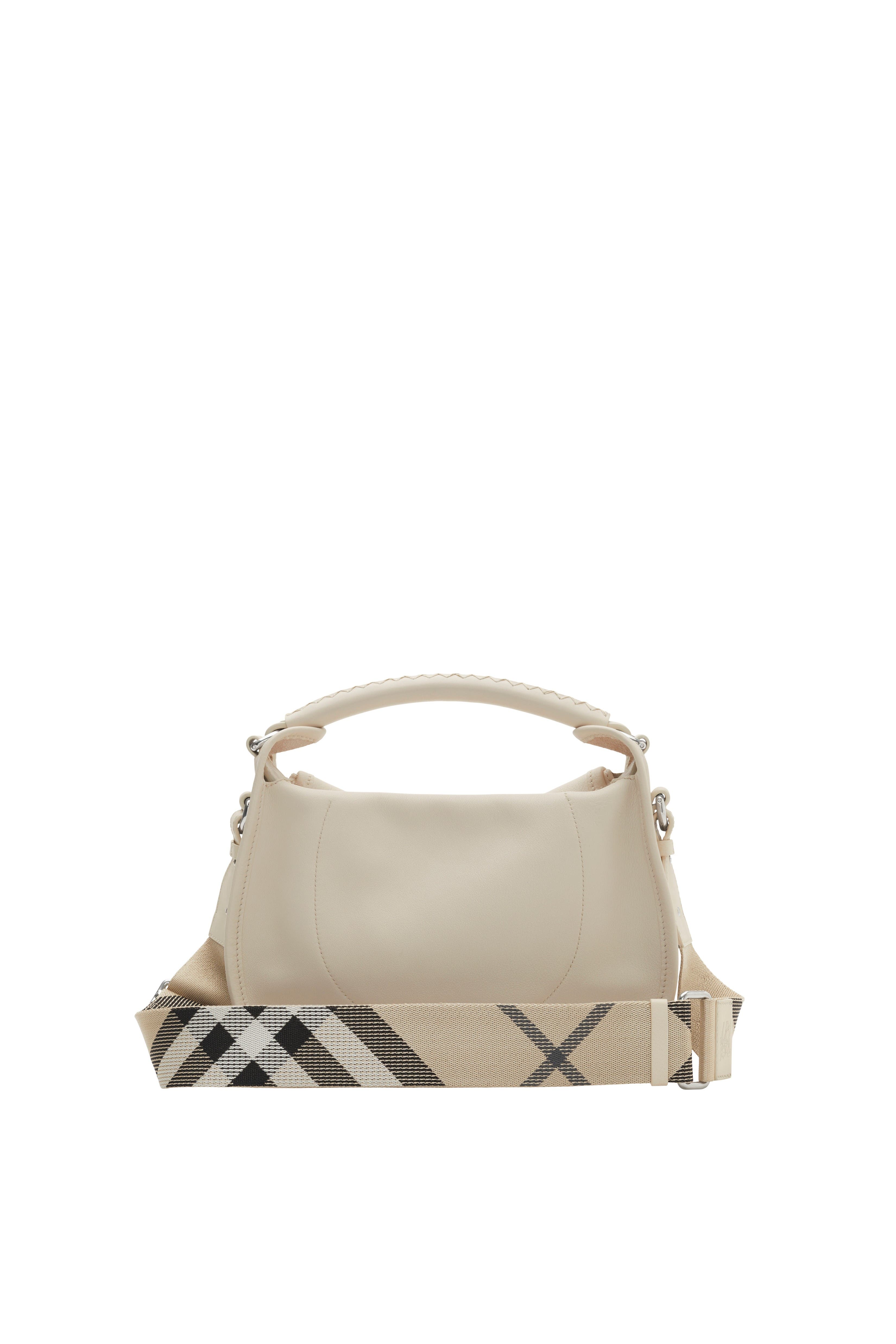 Small B Clip Messenger Bag, Alternate, color, Soap beige