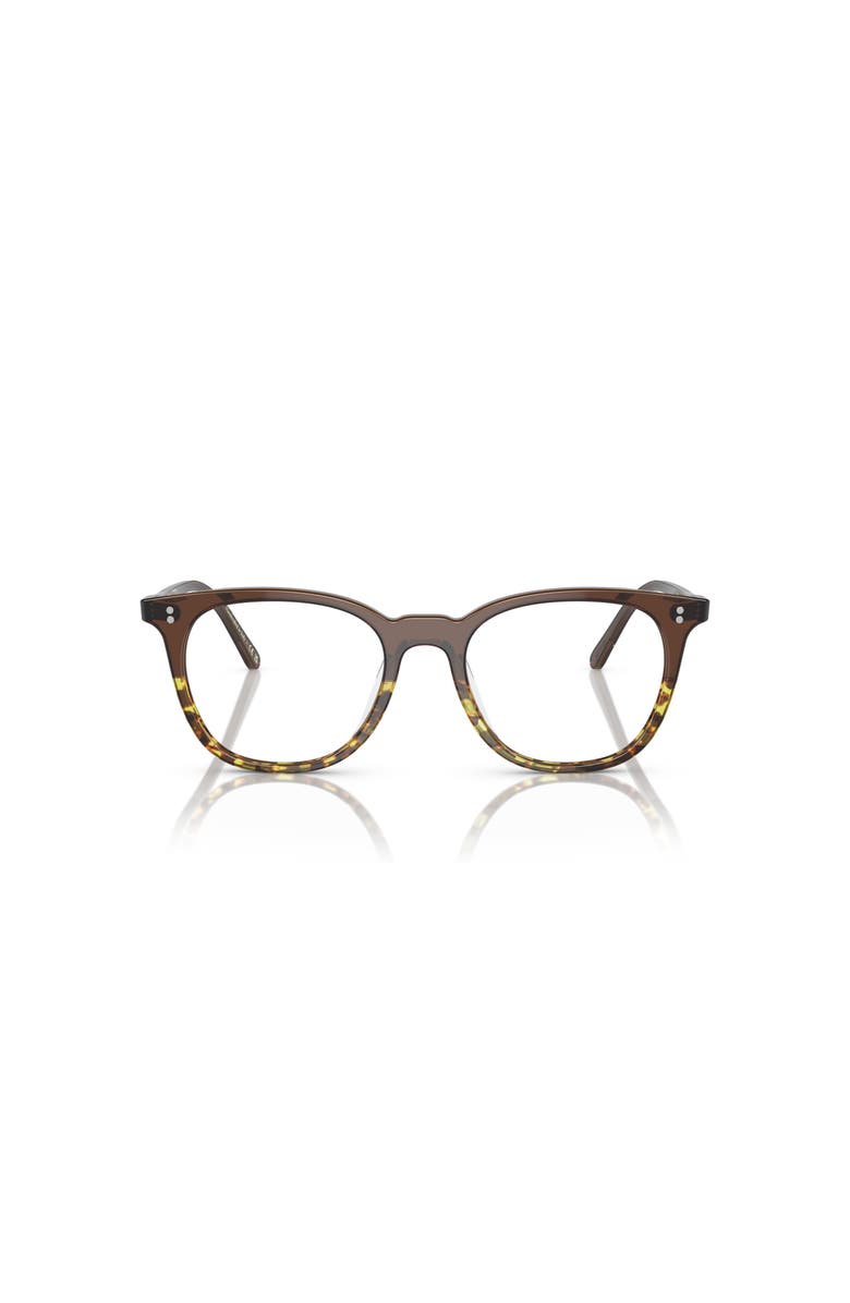 Oliver Peoples 49mm Rectangle optical glasses, Alternate, color, Brown