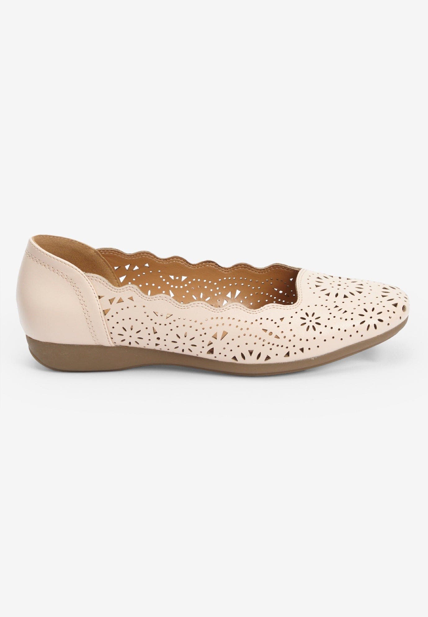 The Laurell Slip On Flat, Alternate, color, BEIGE