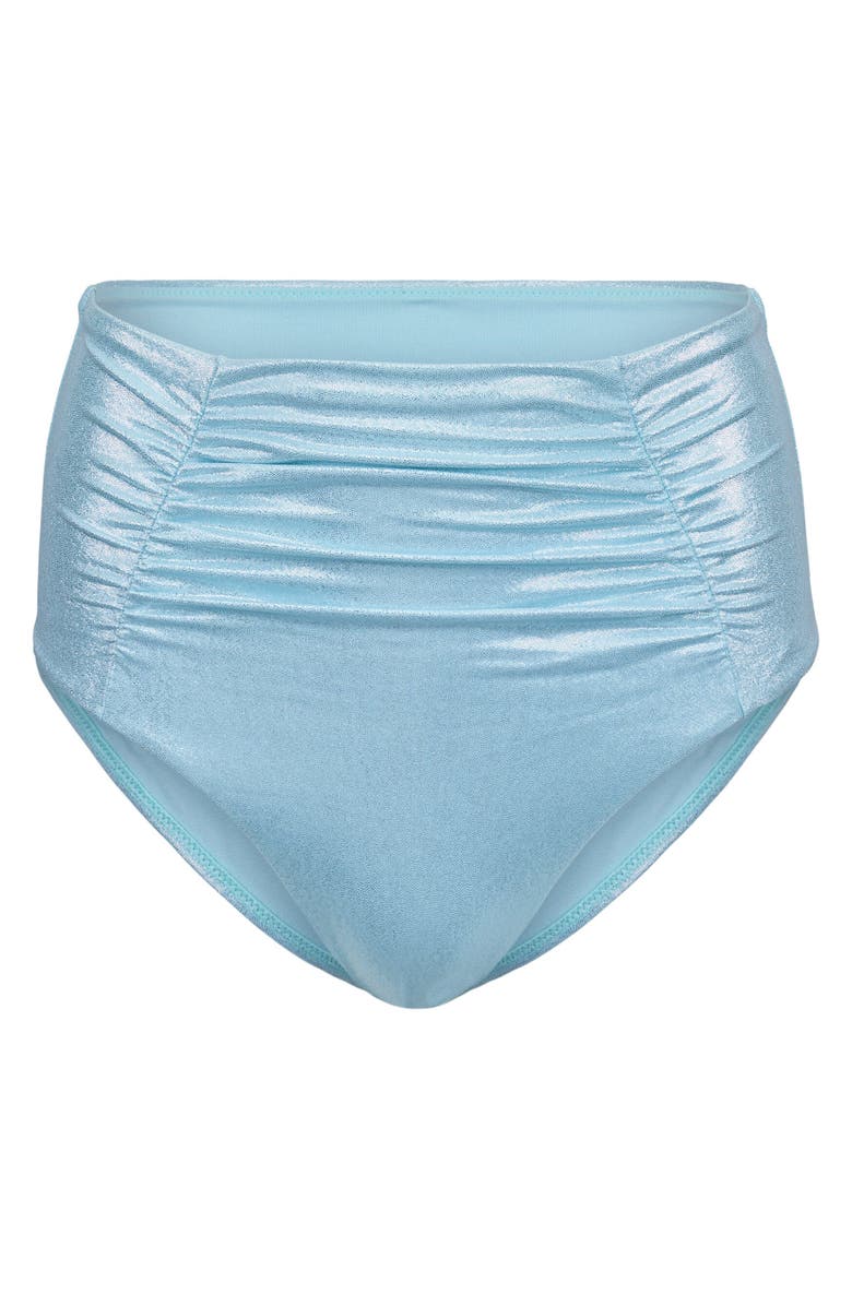 Adore Me Rina Swimwear High-Waist Bikini Bottom, Alternate, color, Light Blue