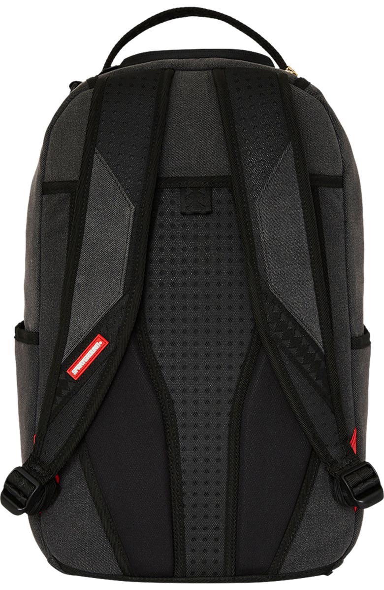 Sprayground Kids' Shark Denim Backpack, Alternate, color,