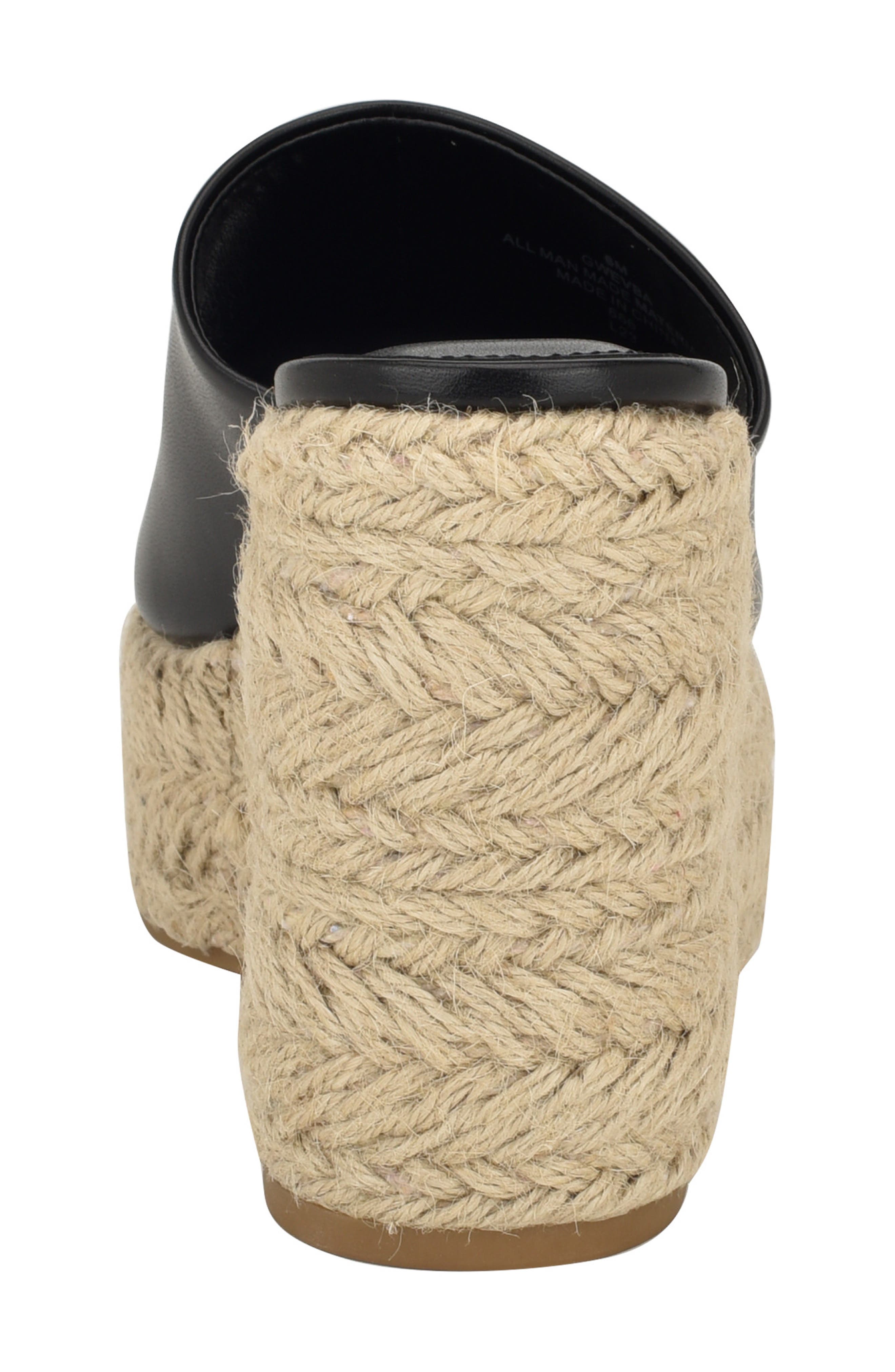 GUESS Evba Espadrille Platform Wedge Sandal, Alternate, color, 