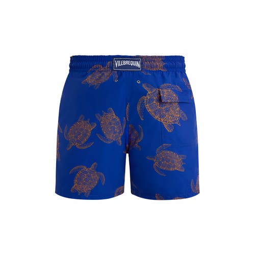Vilebrequin Tortues Galuchat Swim Trunks In Marrakech