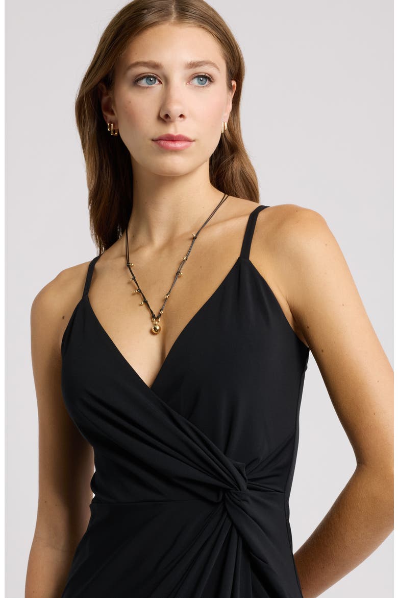 Graduated Orb Necklace, Alternate, color, BLACK- GOLD