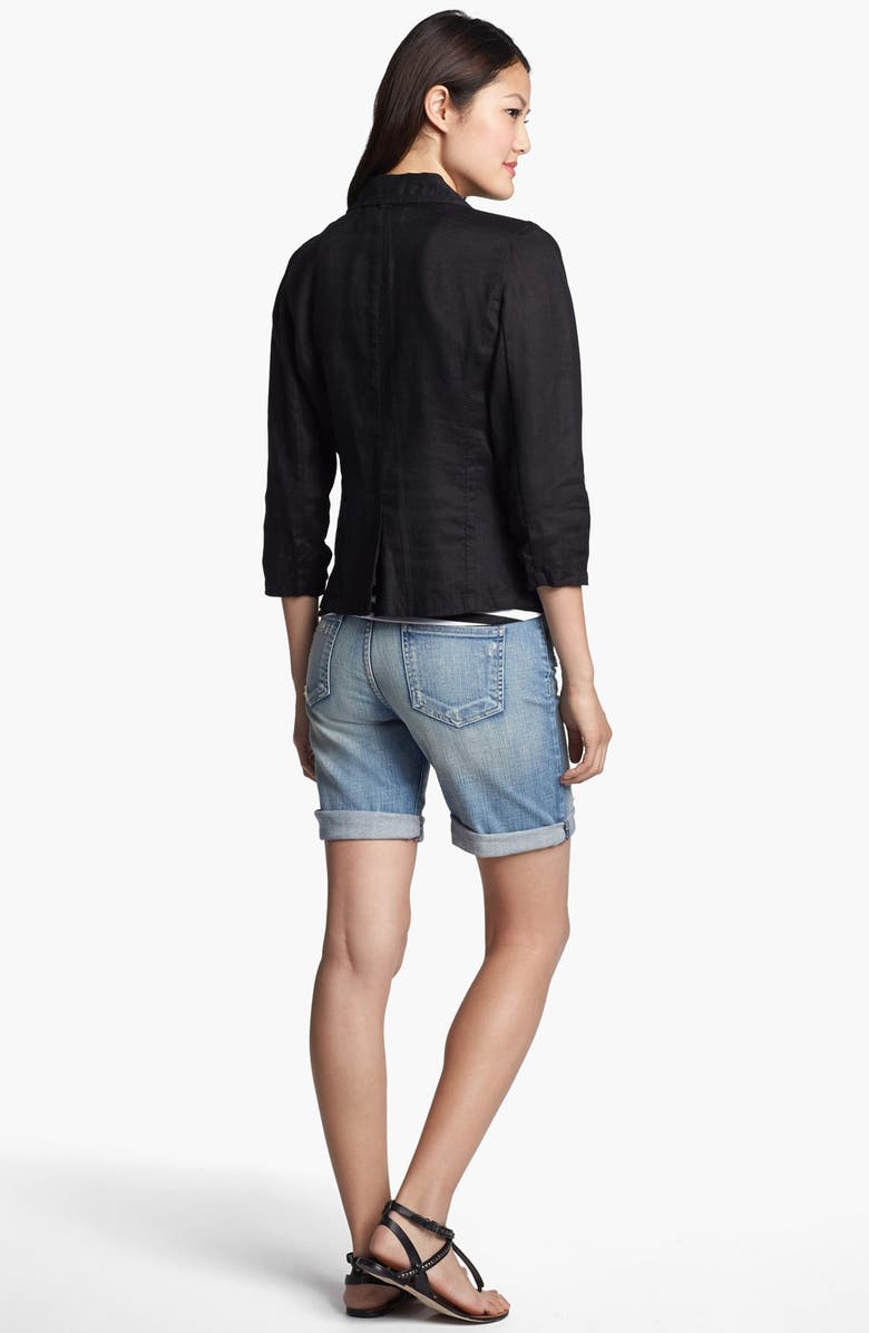 Caslon<sup>®</sup> Two Button Linen Jacket, Alternate, color, 