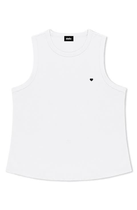 Lil Heart Cotton Jersey Tank