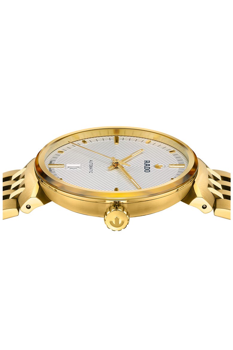 Florence Automatic Bracelet Watch, 39mm, Alternate, color, GOLD