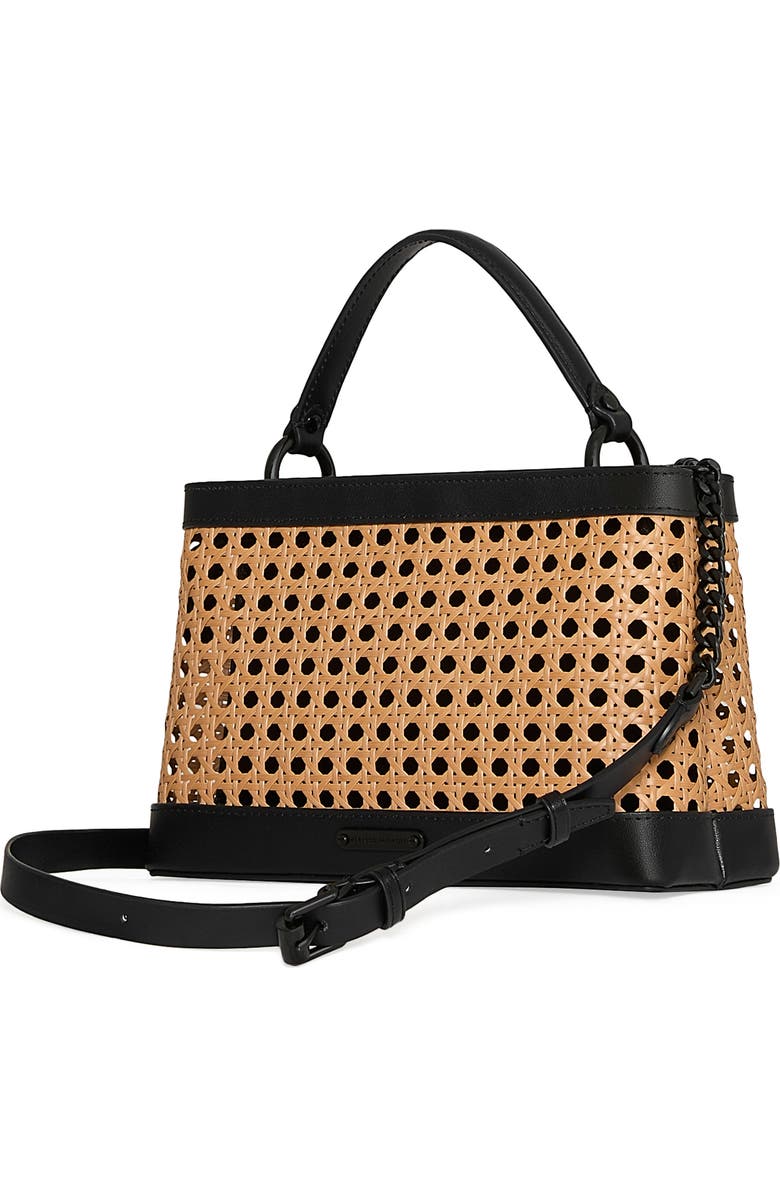 Rebecca Minkoff Megan Top Handle Tote with Caning, Alternate, color,