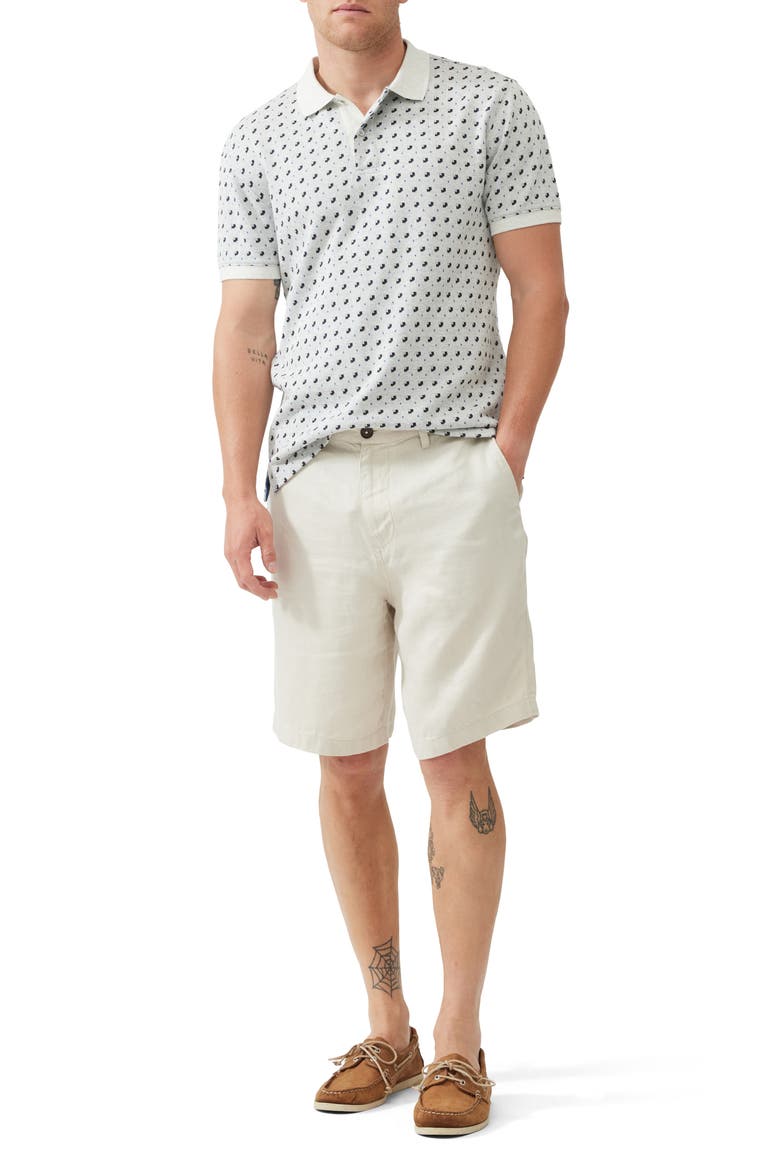 Westlock Linen Shorts, Alternate, color, STRAW
