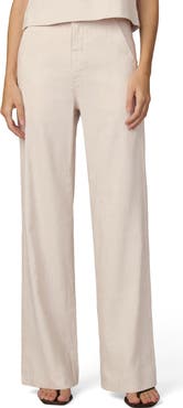 Joe's The Clean Stripe Wide Leg Linen Blend Pants