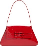 Reformation Noreen Patent Leather Shoulder Bag