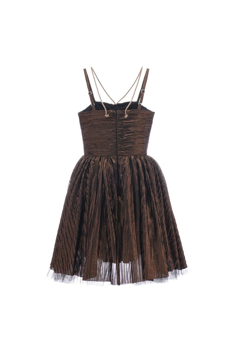 Gianotta Dress, Alternate, color, Bronze