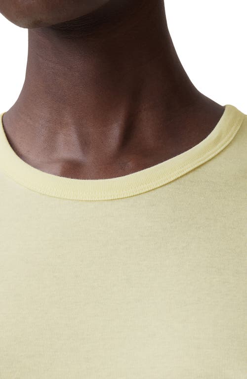 Allsaints Stevie Cotton T-shirt In Yellow
