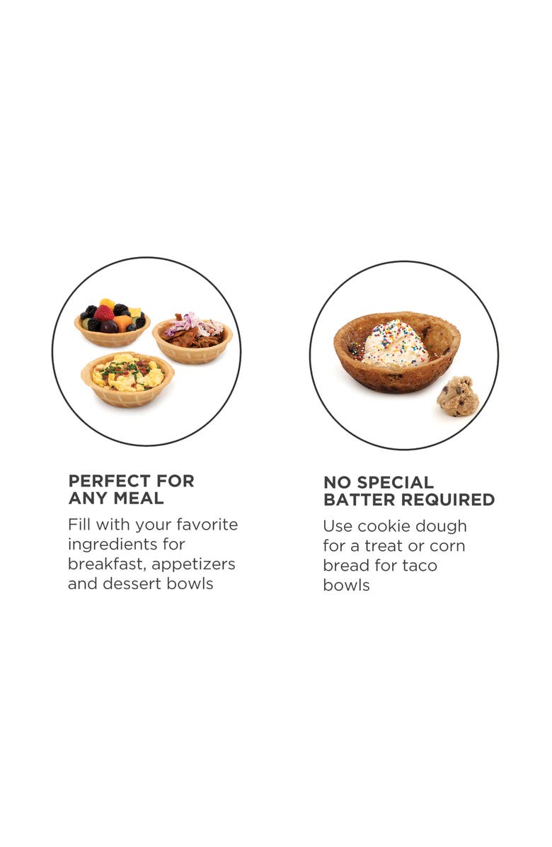 Salton Waffle Bowl Maker, Alternate, color,