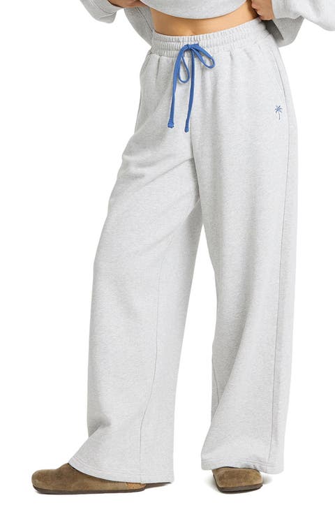 Sunset Wide Leg Fleece Pants