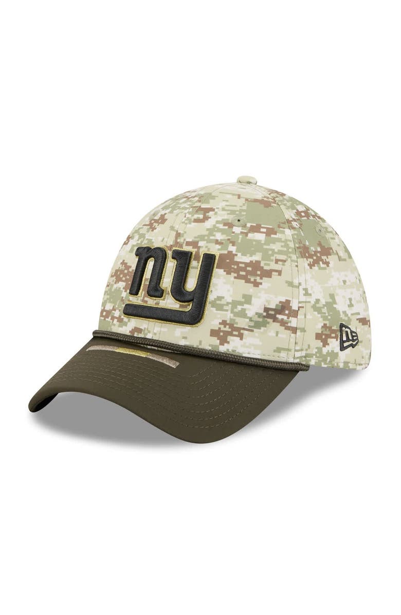 New Era Men
s New Era  Camo New York Giants 2025 Salute to Service 39THIRTY Flex Hat, Alternate, color, Camo