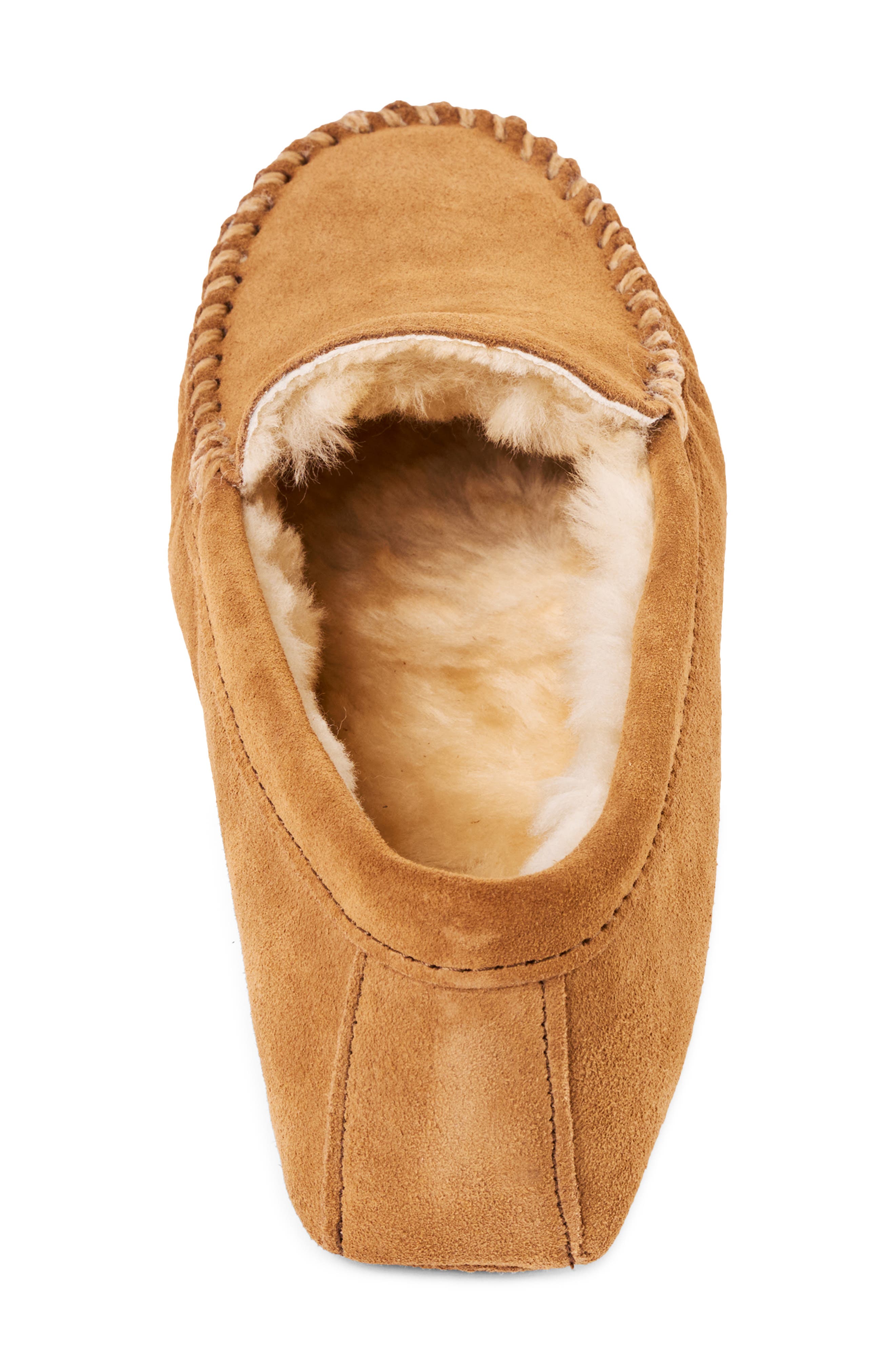 Sheepskin Softsole Venetian Slipper, Alternate, color, TAN