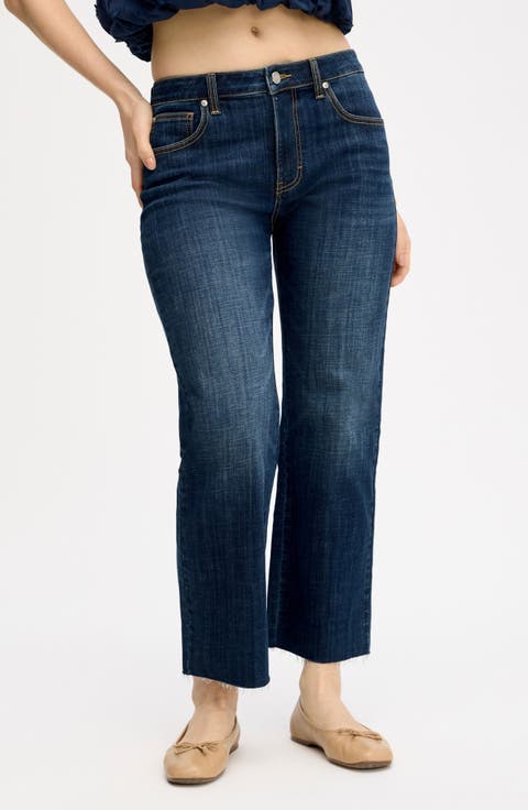 Ankle Straight Leg Jeans