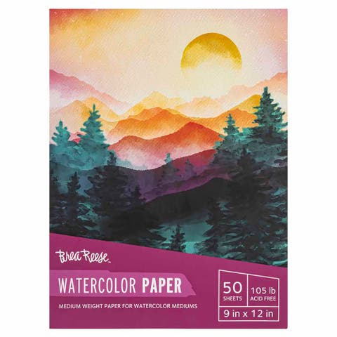 Watercolor Paper Pad 50 Sheets 9X12"