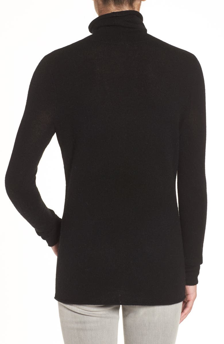 Halogen<sup>®</sup> Wool & Cashmere Funnel Neck Sweater, Alternate, color, 
