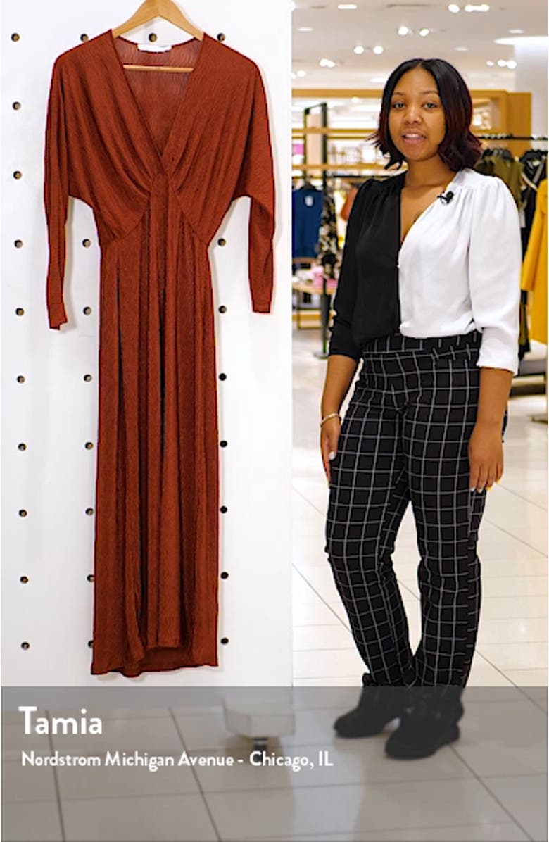 Textured Long Sleeve Dress, sales video thumbnail