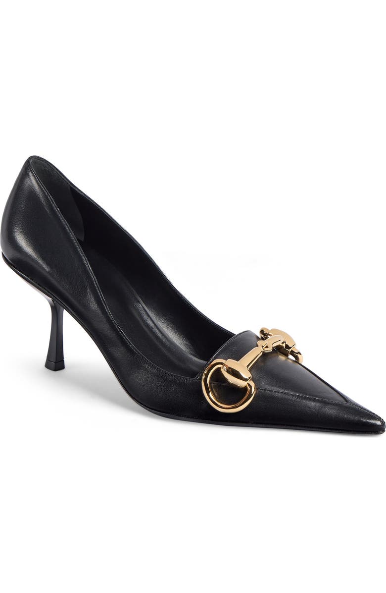 Gucci Boulevard Horsebit Pump, Main, color, Nero