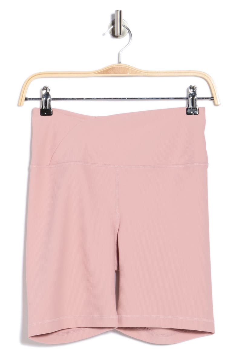 WonderLink Nola Rib Bike Shorts, Alternate, color, BLUSH SILK