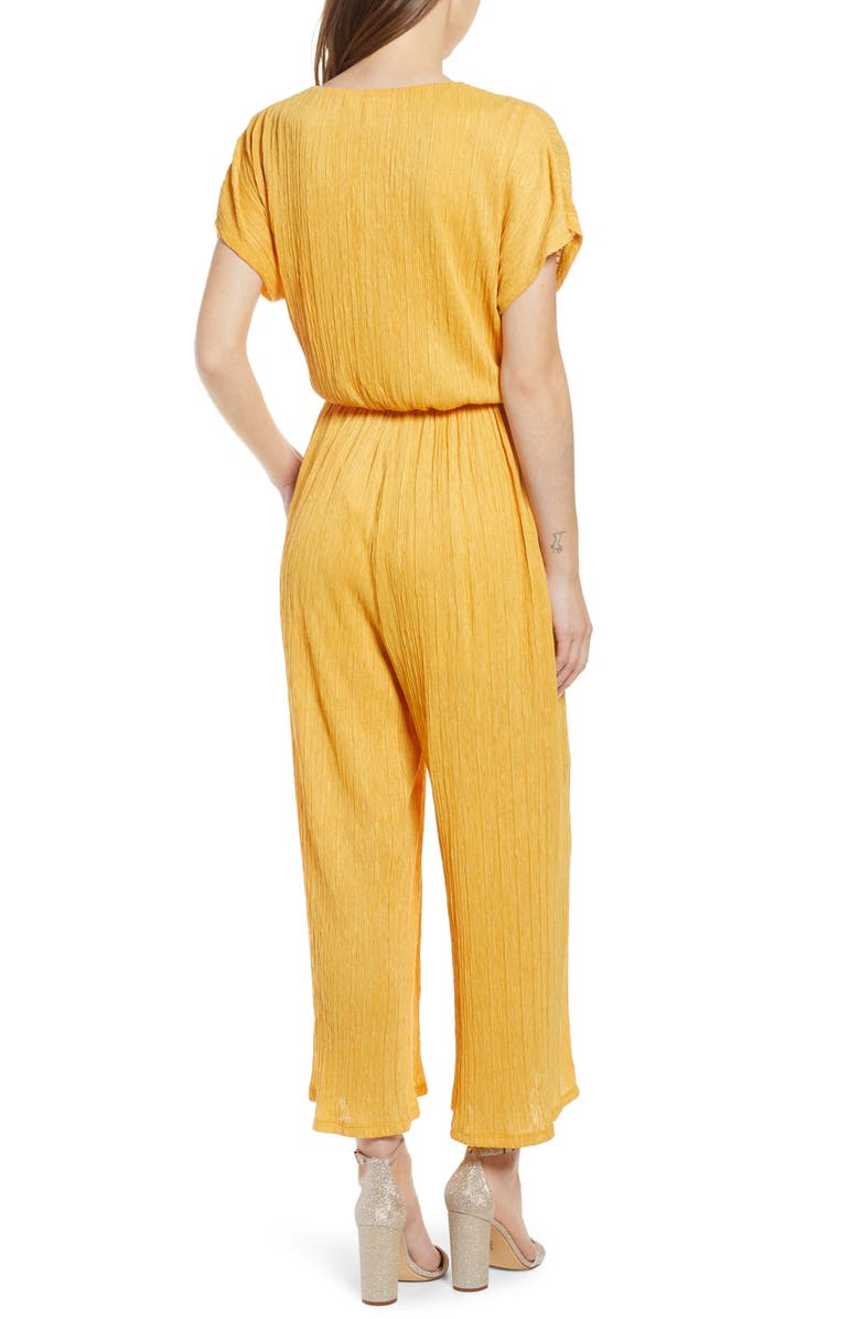 All in Favor Textured Jumpsuit, Alternate, color,