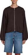 Bagatelle Bubble Sleeve Full Zip Jacket