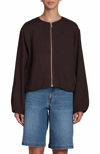 Bagatelle Bubble Sleeve Full Zip Jacket