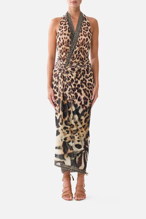 Side Twist Jersey Dress