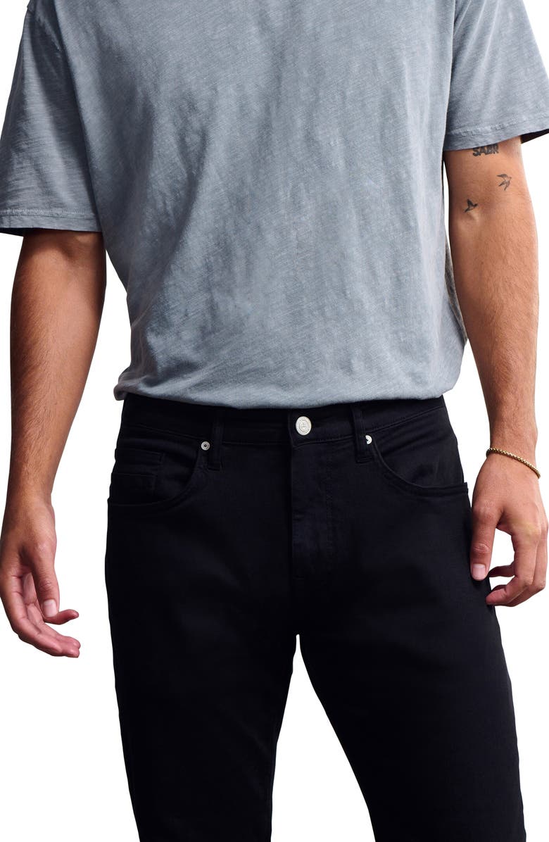 General Denim Works Ride Slim Fit Jeans, Alternate, color, Black Denim