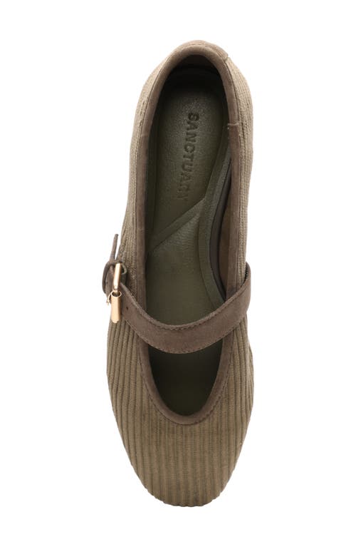 Sanctuary Gia Mary Jane Flat In Green