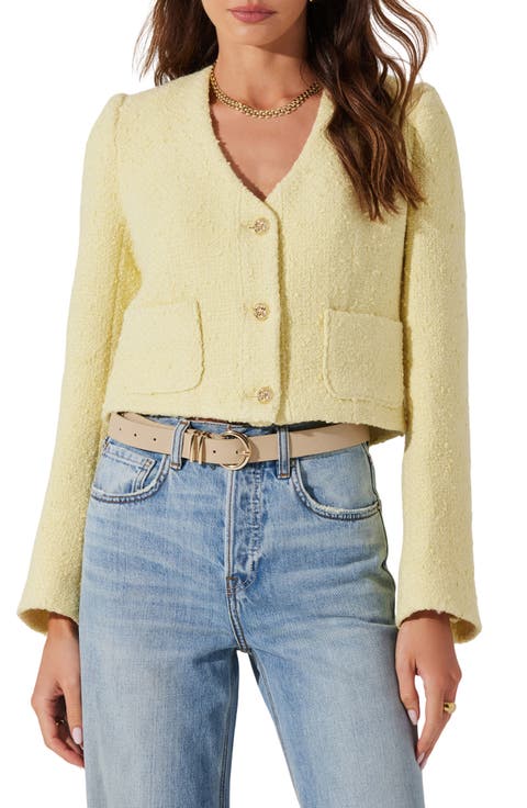 Marleigh Crop Tweed Jacket