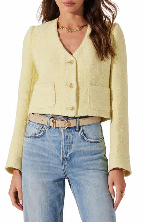 ASTR the Label Marleigh Crop Tweed Jacket
