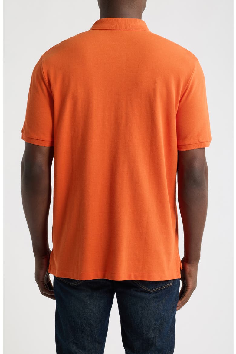 The Iconic Classic Fit Mesh Polo, Alternate, color, ORANGE