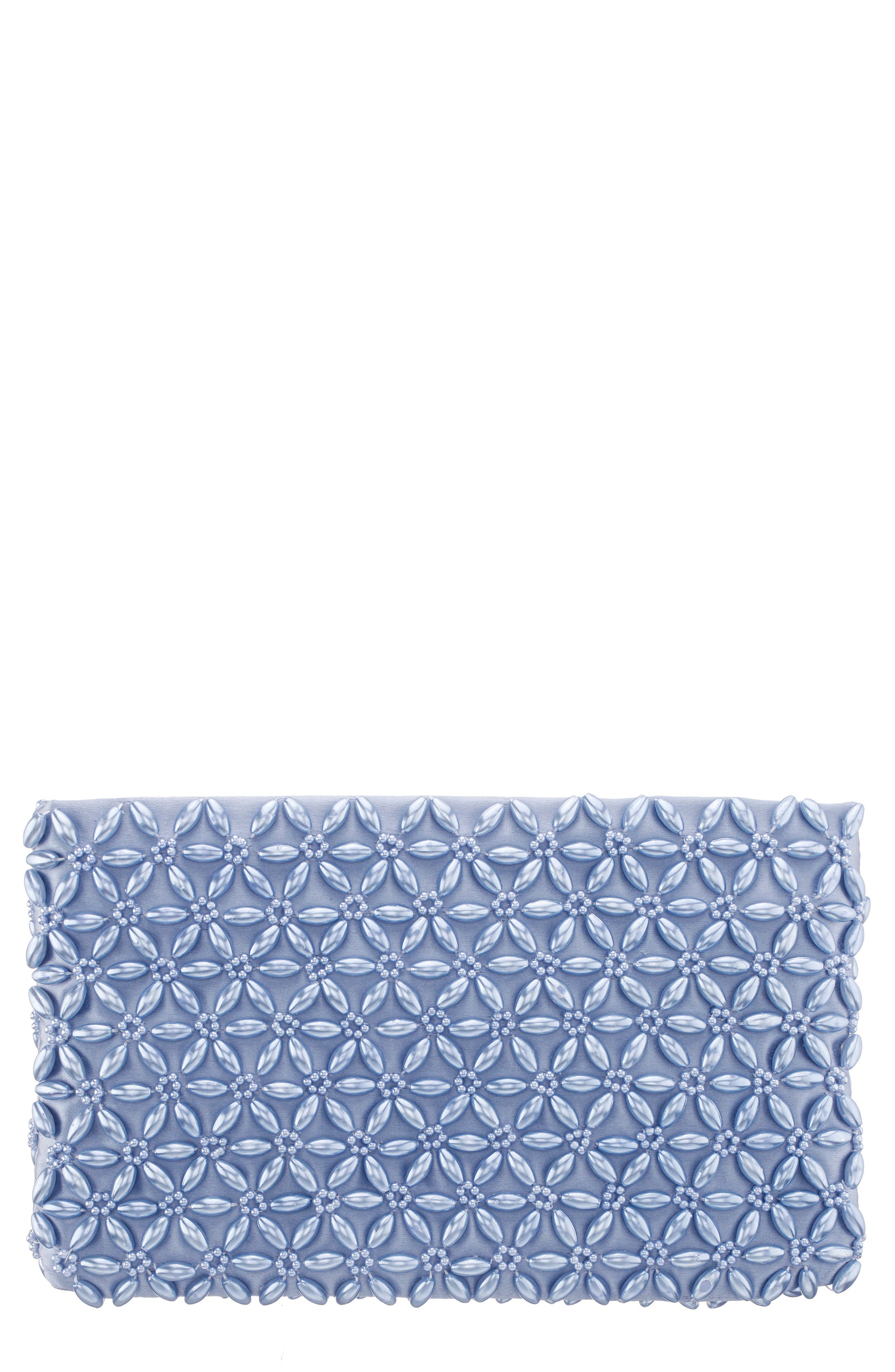 Nina Rivera Clutch, Main, color, Icy Blue