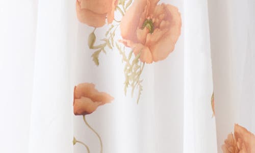 Akris Anemone Print Belted Fit-and-flare Voile Dress