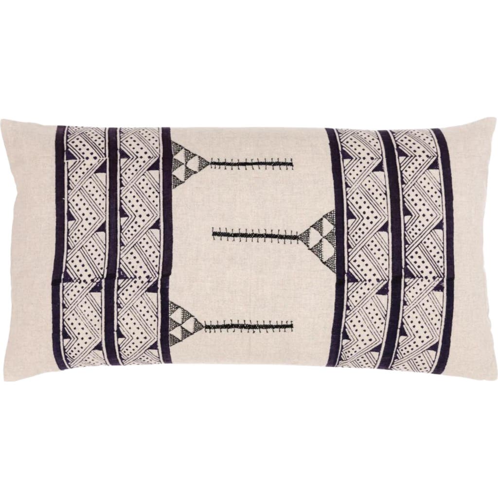 Alamwar Mancala Charcoal Lumbar Pillow Cover  product